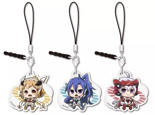 響＆翼＆クリス ”カナちび”アクリルチャームセット(3個入り) 「戦姫絶唱シンフォギアAXZ」