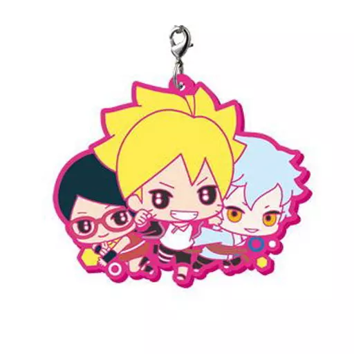 ボルト＆サラダ＆ミツキ 「BORUTO-ボルト- NARUTO NEXT GENERATIONS カプセルラバーマスコットだってばさ!」