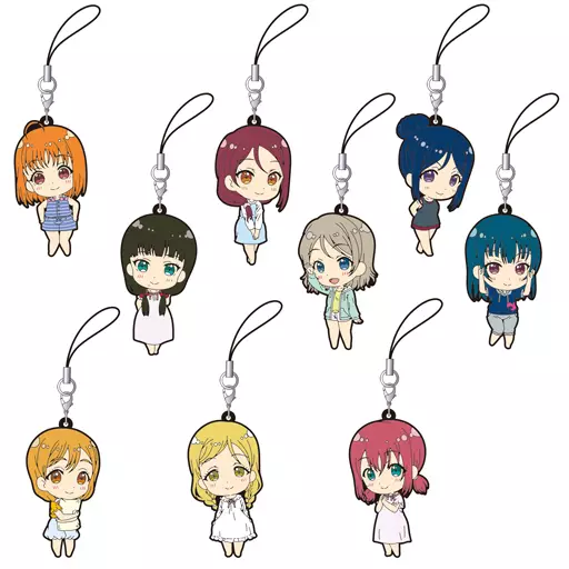 全9種セット 「ラブライブ!サンシャイン!! ラバーストラップコレクション」