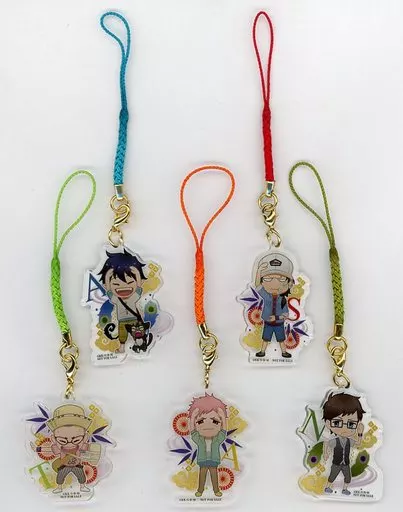 燐＆雪男＆勝呂＆廉造＆子猫丸 ミニ根付揃い 「Blu-ray/DVD 青の祓魔師 京都不浄王篇」 ANIPLEX+全巻購入特典