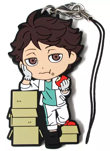及川徹 3年ラバーストラップ きゅんキャラいらすとれーしょんず 「一番くじ ハイキュー!!～米を食べろ 肉を食べろ 野菜も食べろ!!～」 O賞