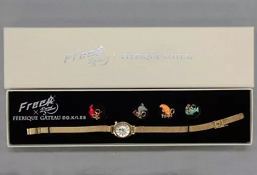鮫柄学園モデル スイングチャームウォッチ 「Free!-Eternal Summer-×feerique gateau」
