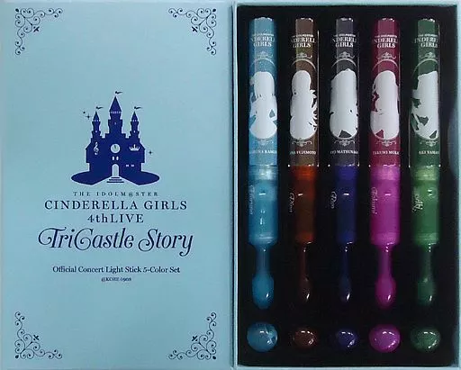 アイドルマスター シンデレラガールズ(4thLIVE Ver. ＠KOBE 0903) 公式コンサートライト 5色セット 「THE IDOLM＠STER CINDERELLA GIRLS 4thLIVE TriCastle Story」