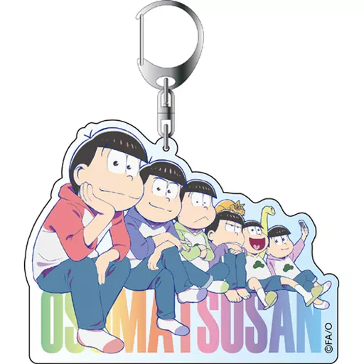 6つ子(メインビジュアル ver.) デカキーホルダー 「おそ松さん」