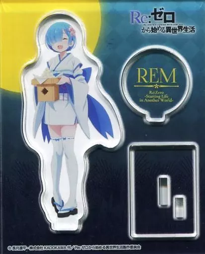 リゼロ レム アクリルスタンド Loppi 駿河屋 -<中古>レム(お月見) アクリルスタンド 「Re：ゼロから始める異