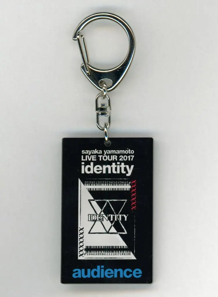 山本彩 スタッフパスキーホルダー 「山本彩 LIVE TOUR 2017 ～identity～」 福岡会場限定