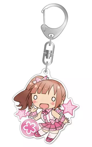 五十嵐響子(ピンクチェックスクールver.2) ちまドル アクリルキーホルダー 「アイドルマスター シンデレラガールズ」