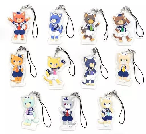 全11種セット 「うたの☆プリンスさまっ♪ PRINCE CAT トレーディングアクリルマスコット マリンVer.」 SHINING STOREグッズ