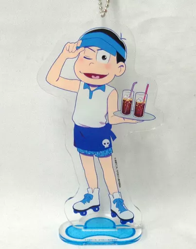 カラ松 スタンド付きビッグアクリルキーホルダー～アメリカンカフェver.～ 「セガコラボカフェ おそ松さん」