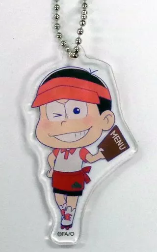 おそ松 「セガコラボカフェ おそ松さん デフォルメアクリルキーホルダー～アメリカンカフェver.～」