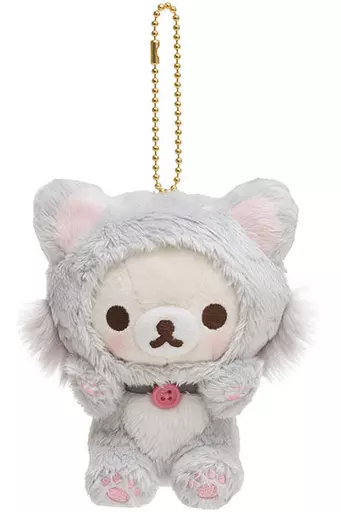【レア】コリラックマ キャット ぶらさげぬいぐるみキーホルダー 2017 駿河屋 -<中古>コリラックマ コリラックマキャットテーマ ぶらさげ