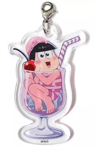 トド松 「おそ松さん 夏の松の市 トレーディングアクリルチャーム クリームソーダ松ver.」