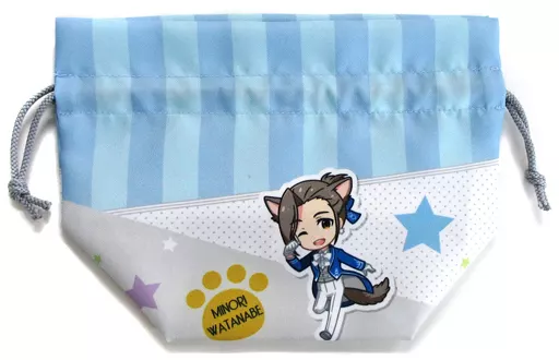 渡辺みのり 巾着ポーチ 「アイドルマスター SideM in ナンジャタウン」 ならべてSmileたこ焼きビンゴ 1等