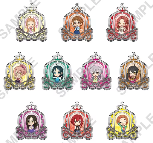 全10種セット 「アイドルマスター シンデレラガールズ クリアステンドチャームコレクション ver.Passion 2」