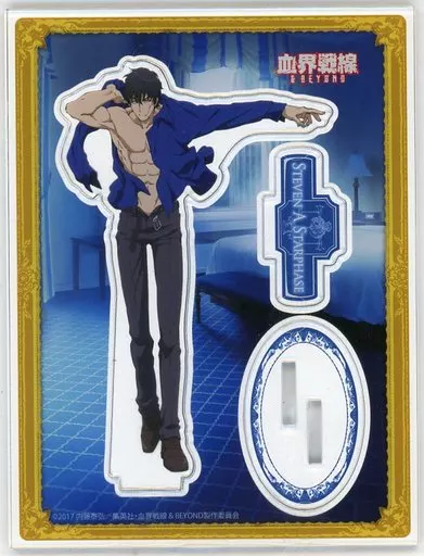 小物(キャラクター)　スティーブン・A・スターフェイズ アクリルフィギアスタンド 「血界戦線＆BEYOND 期間限定ONLY SHOP welcome to THE LIBRA HOTELS ＆ RESORTS HL in 新宿マルイアネックス」