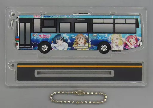 Aqours(1号車/衣装) アクリルジオラマキーホルダー 「ラブライブ!サンシャイン!!×伊豆箱根バス」