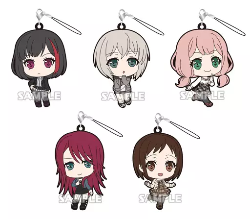 全5種セット 「BanG Dream! ガールズバンドパーティ! トレーディングラバーストラップ Afterglow」