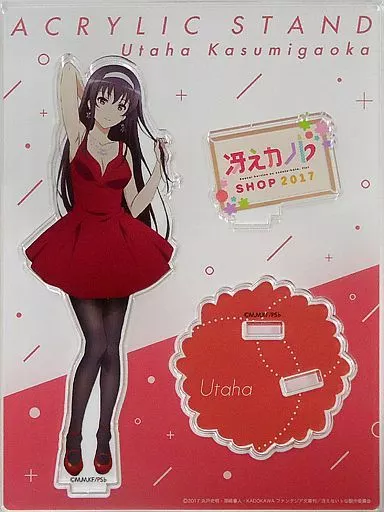 霞ヶ丘詩羽(Anniversary Ver.) 描き下ろしアクリルスタンド 「冴えない彼女の育てかた♭ 冴えカノ♭SHOP2017」