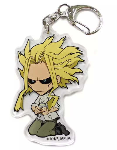 オールマイト(トゥルーフォーム) 「僕のヒーローアカデミア×animatecafe トレーディングアクリルキーホルダー カフェver.」