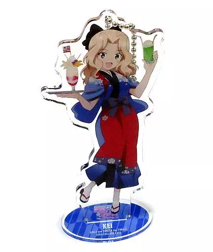 ケイ スタンド付きビッグアクリルキーホルダー 「セガコラボカフェ ガールズ＆パンツァー 最終章 第1弾」