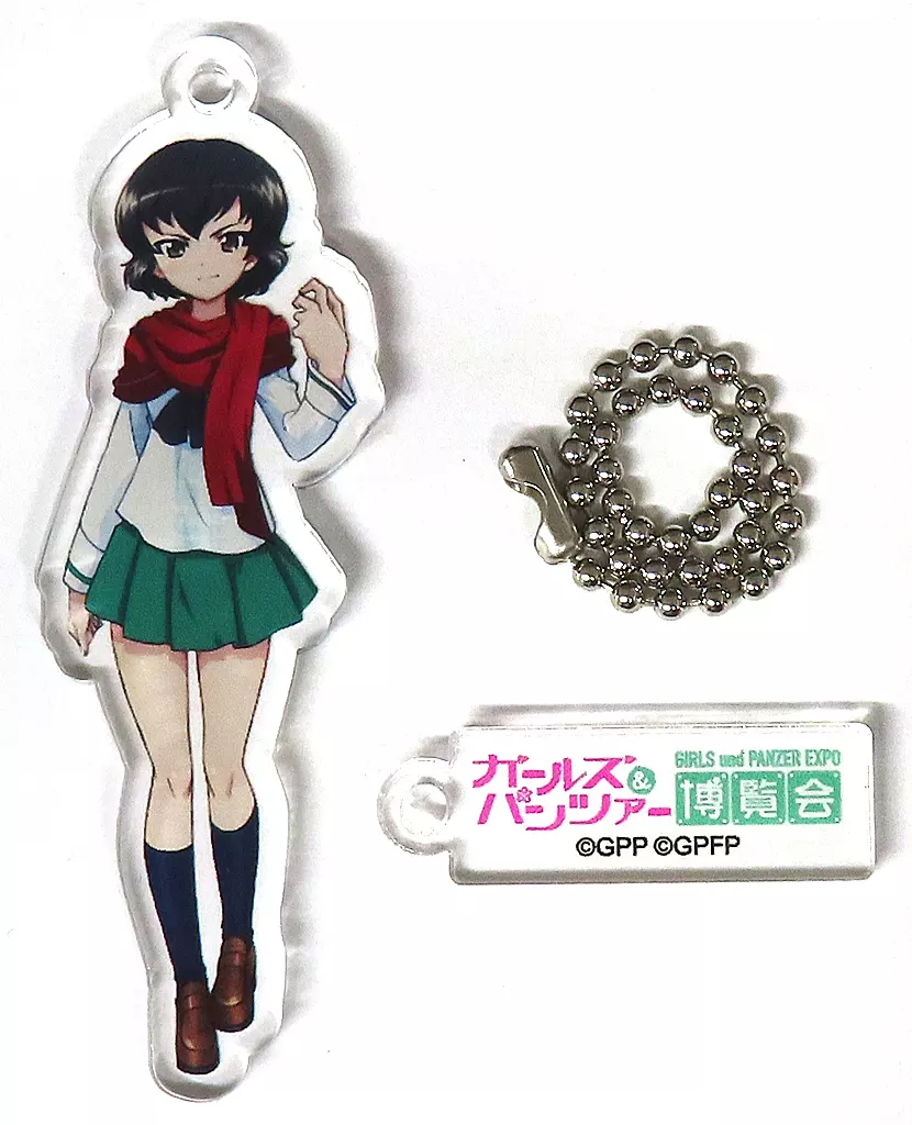 カエサル 「ガールズ＆パンツァー博覧会 トレーディングアクリルキーホルダー」