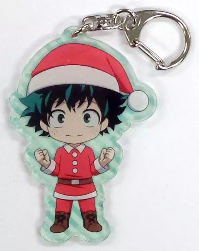 緑谷出久 「僕のヒーローアカデミア ねんどろいどぷらす トレーディングアクリルキーチェーン クリスマスver.」 ジャンプフェスタ2018グッズ
