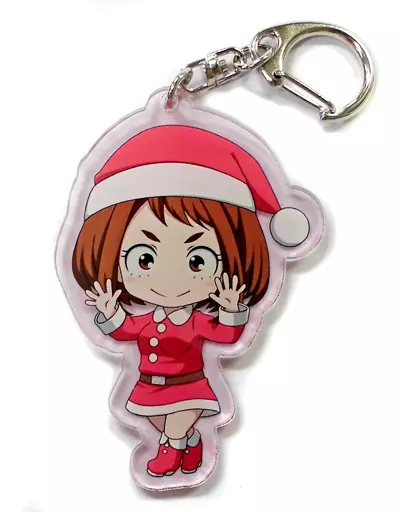 麗日お茶子 「僕のヒーローアカデミア ねんどろいどぷらす トレーディングアクリルキーチェーン クリスマスver.」 ジャンプフェスタ2018グッズ