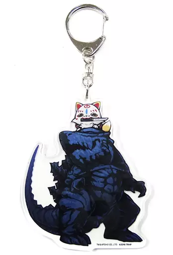ゴジラ＆こんのすけ コラボアクリルキーホルダー 「GODZILLA 怪獣惑星×刀剣乱舞-花丸- ～幕間回想録～」 C93グッズ