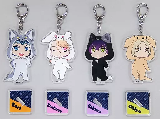 Liar-S あにまるっこアクリルキーホルダーセット(4個入り) 「DYNAMIC CHORD」 C93グッズ