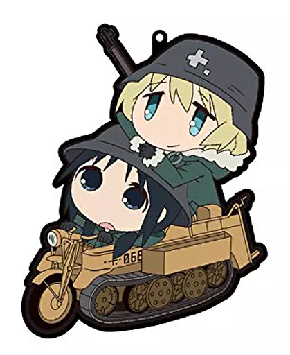 チト＆ユーリ on ケッテンクラート きゃらいど ラバーストラップ 「少女終末旅行」