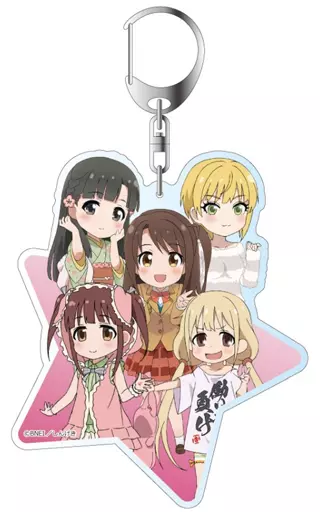 A.卯月＆智絵里＆杏＆紗枝＆フレデリカ デカキーホルダー 「アイドルマスター シンデレラガールズ劇場」