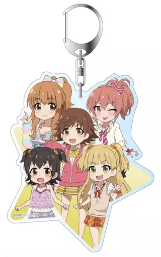 C.未央＆みりあ＆莉嘉＆きらり＆美嘉 デカキーホルダー 「アイドルマスター シンデレラガールズ劇場」