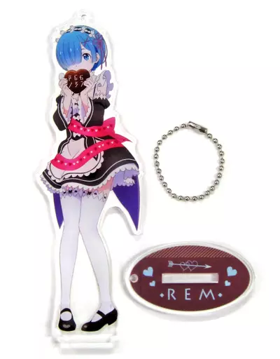 レム(バレンタインver.) スタンド付きビッグアクリルキーホルダー 「セガコラボカフェ Re：ゼロから始める異世界生活 第1弾」