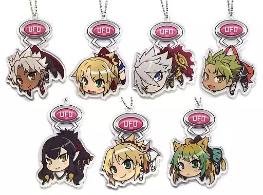 全7種セット UFOつままれアクリルキーチェーンマスコットVol.1 「Fate/Apocrypha」