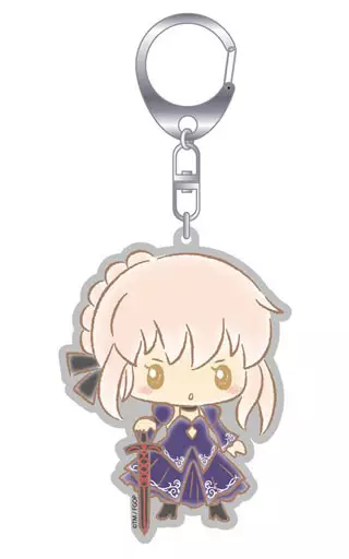 セイバー/アルトリア・ペンドラゴン〔オルタ〕 Design produced by Sanrio アクリルキーホルダー 「Fate/Grand Order×サンリオ」