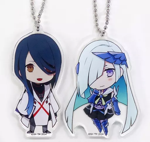 ランサー/ブリュンヒルデ＆キャスター/ヴァン・ホーエンハイム・パラケルスス アクリルチャームセット(2個組) 「CD Fate/Prototype 蒼銀のフラグメンツ DramaCD ＆ OriginalSoundtrack2 -勇者たち-」 ANIPLEX+購入特典