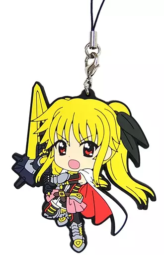 フェイト・T・ハラオウン ラバーストラップ きゅんキャラいらすとれーしょんず 「一番くじ 魔法少女リリカルなのは Reflection」 F賞