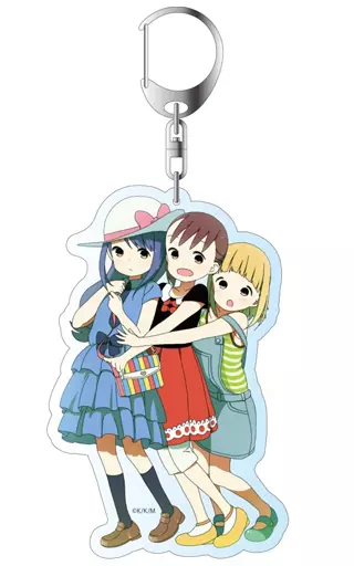 D.さっちゃん＆結衣＆琴葉(抱きつき) デカキーホルダー 「三ツ星カラーズ」