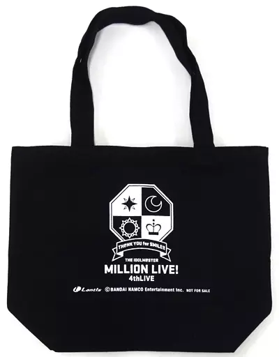 アイドルマスター A4トートバッグ 「Blu-ray THE IDOLM＠STER MILLION LIVE! 4thLIVE TH＠NK YOU for SMILE! LIVE Blu-ray COMPLETE THE＠TER [完全生産限定版]」 Amazon.co.jp購入特典
