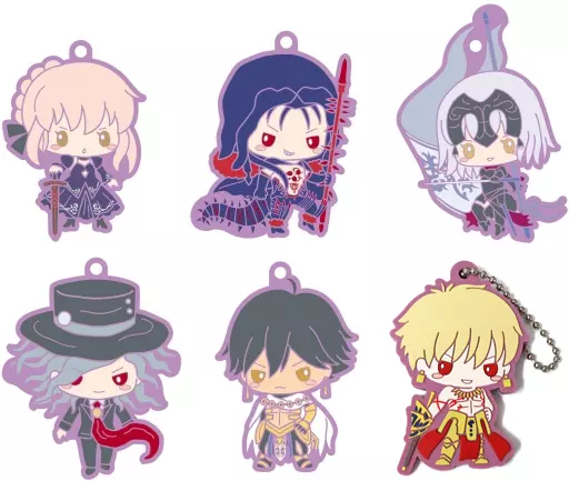 全6種セット 「Fate/Grand Order Design produced by Sanrio ラバーマスコット 第2弾」