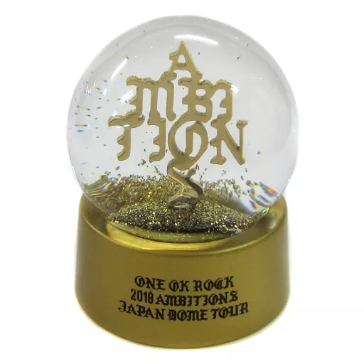 ONE OK ROCK 2018 AMBITIONS スノードーム ONE OK ROCK AMBITIONS JAPAN DOME TOUR 2018の先行発売で購入のグッズ