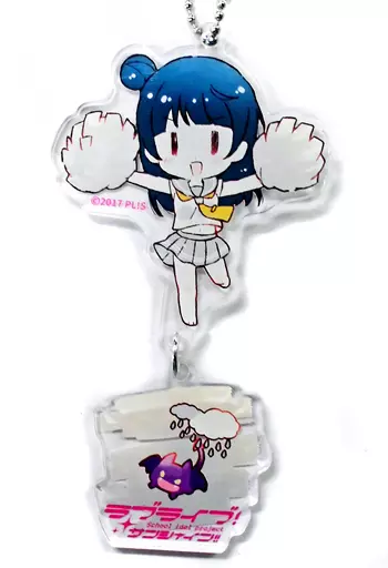 津島善子 「Hybrid Mind Market×ラブライブ!サンシャイン!! セレクトショップ ぽんぽん2連アクリルキーホルダー」