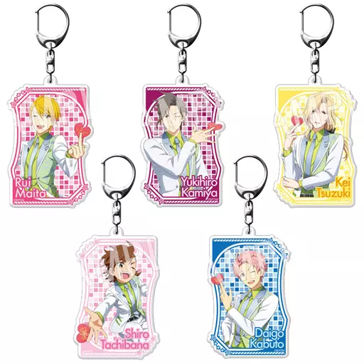 全5種セット 「アイドルマスター SideM ふぉーちゅん☆アクリルキーホルダー ホワイトデーライブ2017Ver」