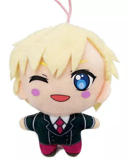夢川ショウゴ マスコット アボカド学園制服 タグ付き ぬいぐるみ プリパラ セガプライズ3月登場予定・アイドルタイムプリパラ マスコット