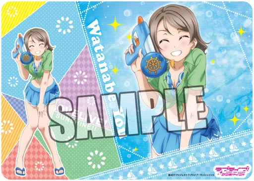 ラブライブ サンシャイン 渡辺曜 ラバー製 プレイマット プレマ