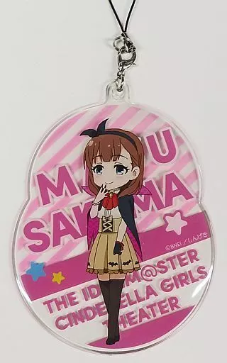 佐久間まゆ ソフトクリアストラップ 「アイドルマスター シンデレラガールズ劇場×アニON STATION しんげきカフェ2」