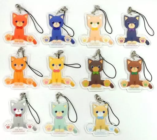 全11種セット 「うたの☆プリンスさまっ♪ PRINCE CAT トレーディングアクリルマスコット」 イベント＆ブロッコリーオフィシャルストア限定