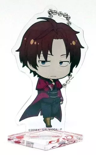 織田作之助 「文豪ストレイドッグス DEAD APPLE×animatecafe トレーディングアクリルスタンドキーホルダー DEAD APPLE ver.」
