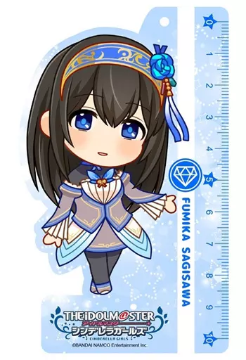 鷺沢文香 スケールキーホルダー 「アイドルマスター シンデレラガールズ」