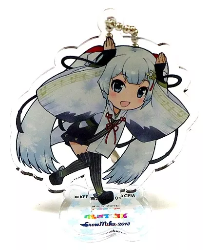 雪ミク2018 アクリルキーホルダー 「けものフレンズ×SNOW MIKU 2018」